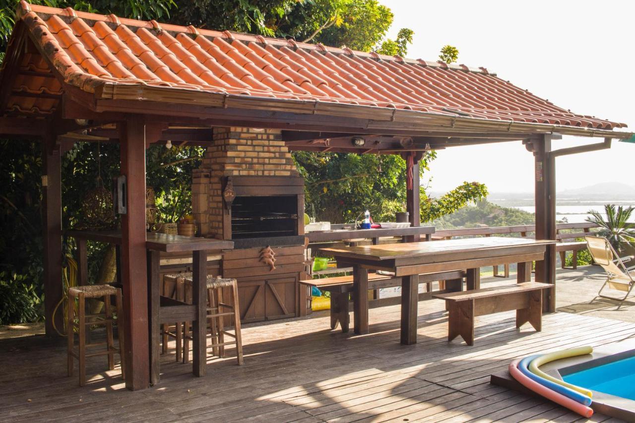 Casa Com Piscina E Incrivel Vista Para Lagoa Garopaba Esterno foto